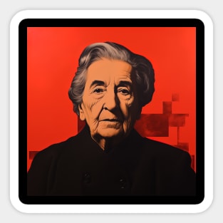 Golda Meir Sticker